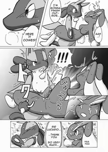 Page 13 of Lucario X Lopunny - preview thumbnail
