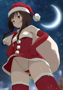 Page 4 of Christmas Megumin 2023 - preview thumbnail