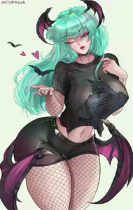 Page 40 of Darkstalkers - Morrigan Aensland - preview thumbnail