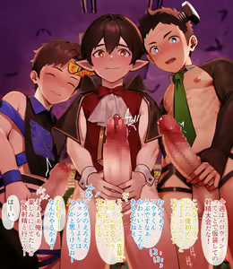 Page 3 of Halloween Ero Kasou de Onanie Suru Buin-tachi - preview thumbnail