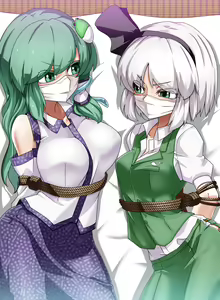 Sanae-san to Youmu-chan — hentai manga cover on Fhentai
