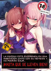 Mazoku wa Shukuteki to Nakayoshi Shinai to Derarenai Heya ni, Tojikomerarete Shimatta! — hentai manga cover on Fhentai