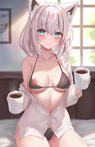 Page 3 of Shirakami Fubuki "Shirt" (decensored) - preview thumbnail