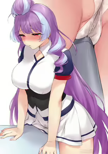 Page 10 of Kadoona Shiteru Mikumo-chan | Mikumo-chan masturbating with a table corner - preview thumbnail