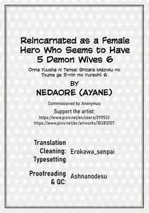 Page 36 of Onna Yuusha ni Tensei Shitara Mazoku no Tsuma ga 5-nin mo Irurashii 6 | Reincarnated as a Female Hero Who Seems to Have 5 Demon Wives 6 - preview thumbnail