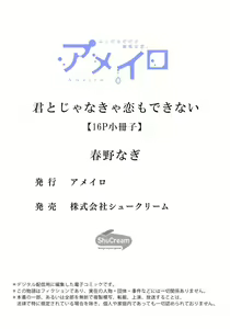 Page 17 of Kimi to janakya Koi mo Dekinai [16P Shousasshi]  | 倘若不是你，恋爱就无从谈起 16p小册子 - preview thumbnail