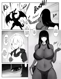 Page 3 of Majutsushi Onee-san ga Maryoku Hokyuu Suru Tame ni Boukensha-kun kara Sakusei Suru Hanashi | The Tale of a Mage Oneesan Who Milks an Adventurer to Replenish Her Magical Power. - preview thumbnail