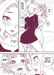 Nakajima-kun to Kenzaki-san no Sawarikko❤ | Nakajima-kun and Kenzaki-san Touching Each Other (decensored) - hentai manga cover image