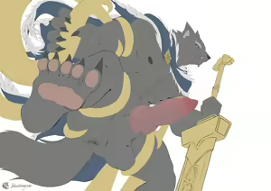 Page 40 of Inkudoragoon - Blaidd Illustration Pack - preview thumbnail