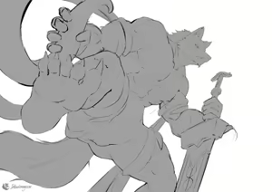 Page 41 of Inkudoragoon - Blaidd Illustration Pack - preview thumbnail