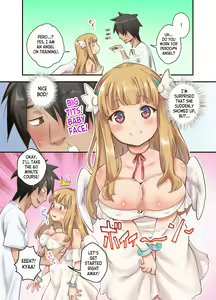 Page 5 of Deliheal Yondara Techigai de Dougan Kyonyuu de Muku na Tenshi-chan ga Yattekita node, Tokoton Oide Shishi Tatta w | I Sent for a Call Girl, But They Sent Me an Angel! - preview thumbnail