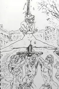 Page 104 of Impalement-A selection of black and white drawings - preview thumbnail