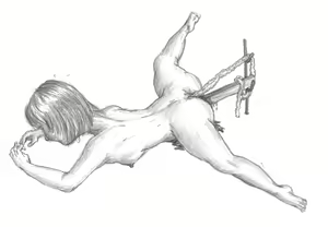 Page 13 of Impalement-A selection of black and white drawings - preview thumbnail