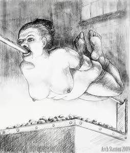 Page 39 of Impalement-A selection of black and white drawings - preview thumbnail