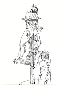 Page 44 of Impalement-A selection of black and white drawings - preview thumbnail