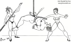 Page 49 of Impalement-A selection of black and white drawings - preview thumbnail