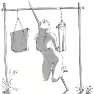 Page 54 of Impalement-A selection of black and white drawings - preview thumbnail