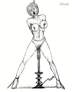 Page 87 of Impalement-A selection of black and white drawings - preview thumbnail