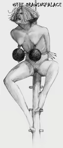 Page 96 of Impalement-A selection of black and white drawings - preview thumbnail