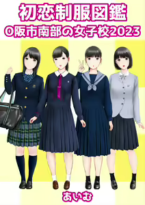Hatsukoi Seifuku Zukan Osaka Nanbu no Joshikou 2023 — hentai manga cover on Fhentai