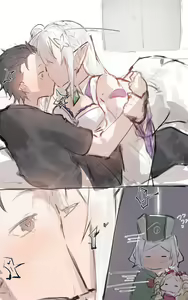 Page 3 of Emilia x Subaru, Rem x Subaru - preview thumbnail
