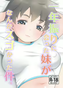 Ichinen-buri ni Atta Imouto ga Nanka Sugokatta Ken. — hentai manga cover on Fhentai