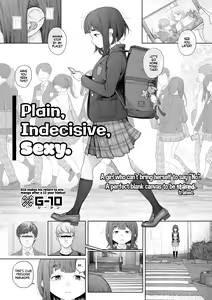 Jimi de, Shoukyokuteki de, Eroi. | Plain, Indecisive, Sexy. - hentai manga cover image