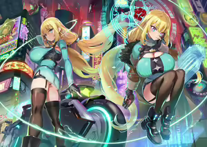 Goetia・Shock - Dennou Tantei Alicia to Sumie no Akumu - hentai manga cover image