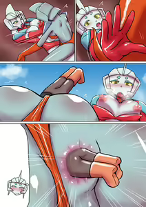 Page 38 of Tokusatsu Heroine Series - Rusty Comet Ch. 5 "Rusty Comet VS Rusty Comet" - preview thumbnail