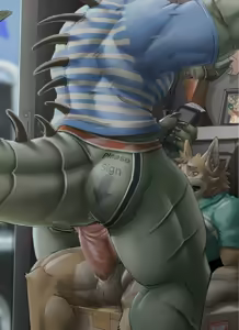 Page 3 of Lizard Delivery Man - preview thumbnail