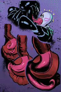 Page 3 of Meinfischer - Venom's Kiss: The Cumplete Saga - preview thumbnail