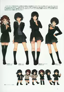 Page 3 of Amagami Artbook - preview thumbnail