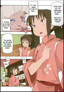 Page 3 of Sen to Chihiro to Ryoujoku no Yuya Ishukan Jigoku no Hibi | Sen and Chihiro and the Bathhouse of Violation: Days of Erotic Hell - preview thumbnail