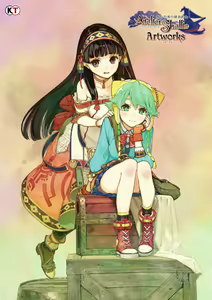 Atelier Shallie: Alchemists of the Dusk Sea Official Visual Book - hentai manga cover image
