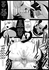 Page 27 of Succubus Shimai ni Papa no Kawari ni Houfuku Sakusei Sareru Ohanashi | The Tale of Vengeful Succubus Sisters Forcing Boys to Cum in Place of Their Daddy - preview thumbnail
