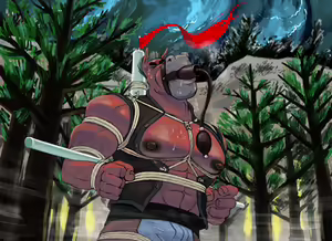 Page 9 of Sergeant Gates Forest Bondage - preview thumbnail