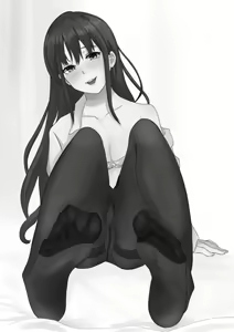 Page 27 of Daisuki na Kareshi-kun ni Hajimete no Kuro Tights Ashikoki - preview thumbnail