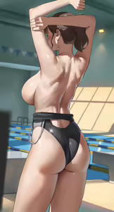 Paizuri Shite Kureru Suieibu Komon no Sensei | The Swimming Club Coach Gives Me A Titfuck — hentai manga cover on Fhentai