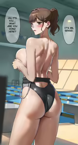 Page 3 of Paizuri Shite Kureru Suieibu Komon no Sensei | The Swimming Club Coach Gives Me A Titfuck - preview thumbnail