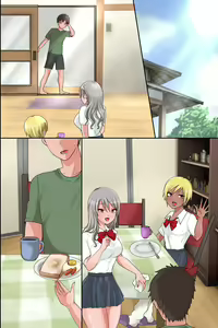 Page 56 of Inaka Haha Musumetachi to Kozukuri Sex! Ore ga Mura no Kyonyou Shimai to Sono Hahaoya Kara Koubi o Segamarete Kodane o Ubaiawareru Nante - preview thumbnail
