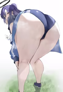 Page 34 of Hayase Yuuka (Blue Archive) ass collection - preview thumbnail