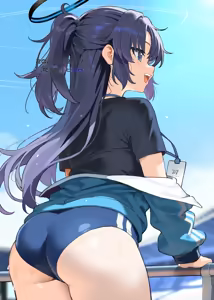 Page 8 of Hayase Yuuka (Blue Archive) ass collection - preview thumbnail