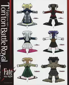 Page 65 of Fate/stay night Premium FanBook - preview thumbnail