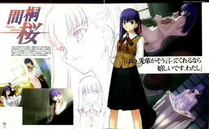Page 9 of Fate/stay night Premium FanBook - preview thumbnail