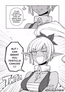 Page 4 of The Useless Genie and her intrusive-thoughts Master - preview thumbnail