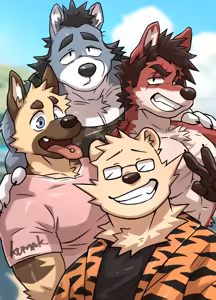 Page 21 of Lucky Boys - Dog Days - (uncensored) - preview thumbnail