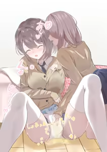 おむつ＋催〇でイかされる女の子 — hentai manga cover on Fhentai