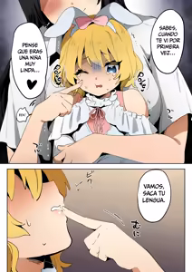 Page 8 of skeb Yuri Ecchi Manga | La Loli Fugitiva y la Onee-san Futanari (decensored) - preview thumbnail
