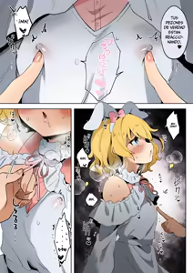 Page 10 of skeb Yuri Ecchi Manga | La Loli Fugitiva y la Onee-san Futanari (decensored) - preview thumbnail