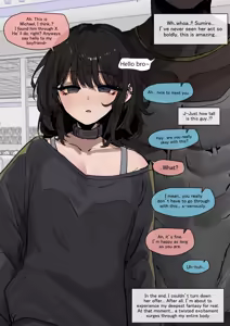 Page 3 of The Eyes of the Unreadable Girl is Dyed in Black - preview thumbnail